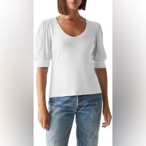 NWOT MICHAEL Stars Rosario Puff Sleeve Knit Top